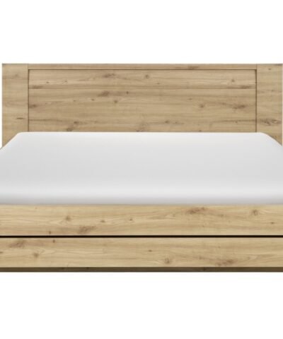 Bett, Beige, CONFIDENCE artisan Eiche 180X200