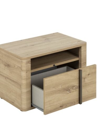 Nachttisch 1 schublade, Beige CONFIDENCE Eiche artisan – Bild 3