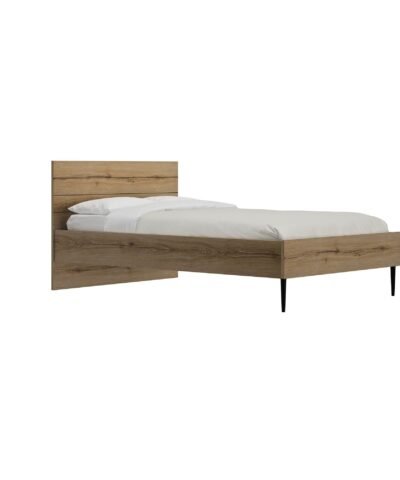 Alternative view of Bett Braun LUCIAN Eiche Helvezia 120X200