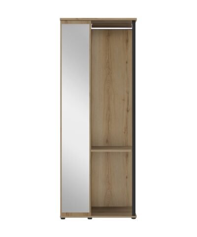 Rangement portant miroir Marron LUCIAN Chêne Helvezia LUCIAN RGT PORT.MIR.MIROIR