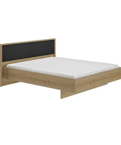 Alternative view of Lit  OTELLO Noir mat OTEL BL LIT 160X200