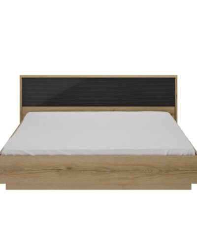 Lit  OTELLO Noir mat OTEL BL LIT 180X200