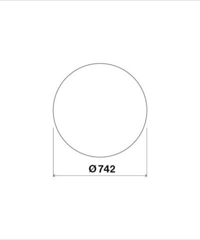 Hotte de ventilation îlot LOOP ISOLA 74 W FALMEC