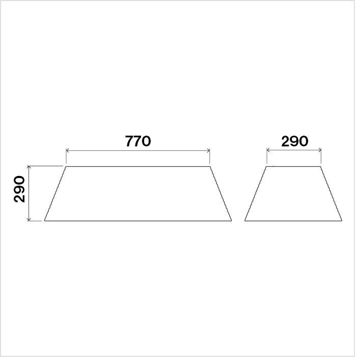 Hotte de ventilation îlot MATERIA ISOLA 100 FALMEC