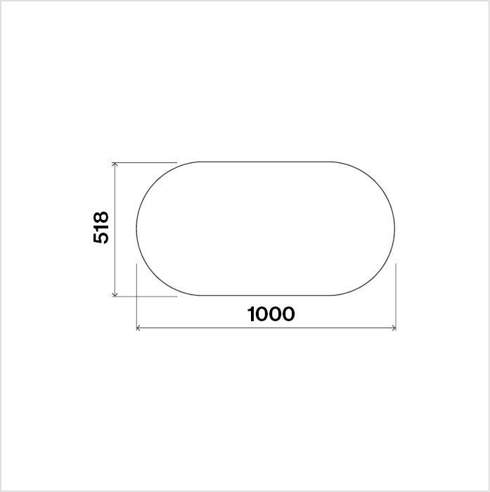 Hotte de ventilation îlot MATERIA ISOLA 100 FALMEC