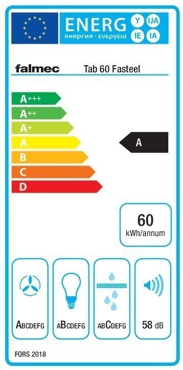 Hotte de ventilation TAB 60 FASTEEL FALMEC