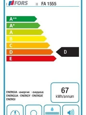 Hotte de ventilation en métal FA 1555 N FORS