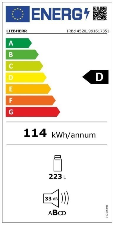 IRBD-4520-20 LIEBHERR Réfrigérateur