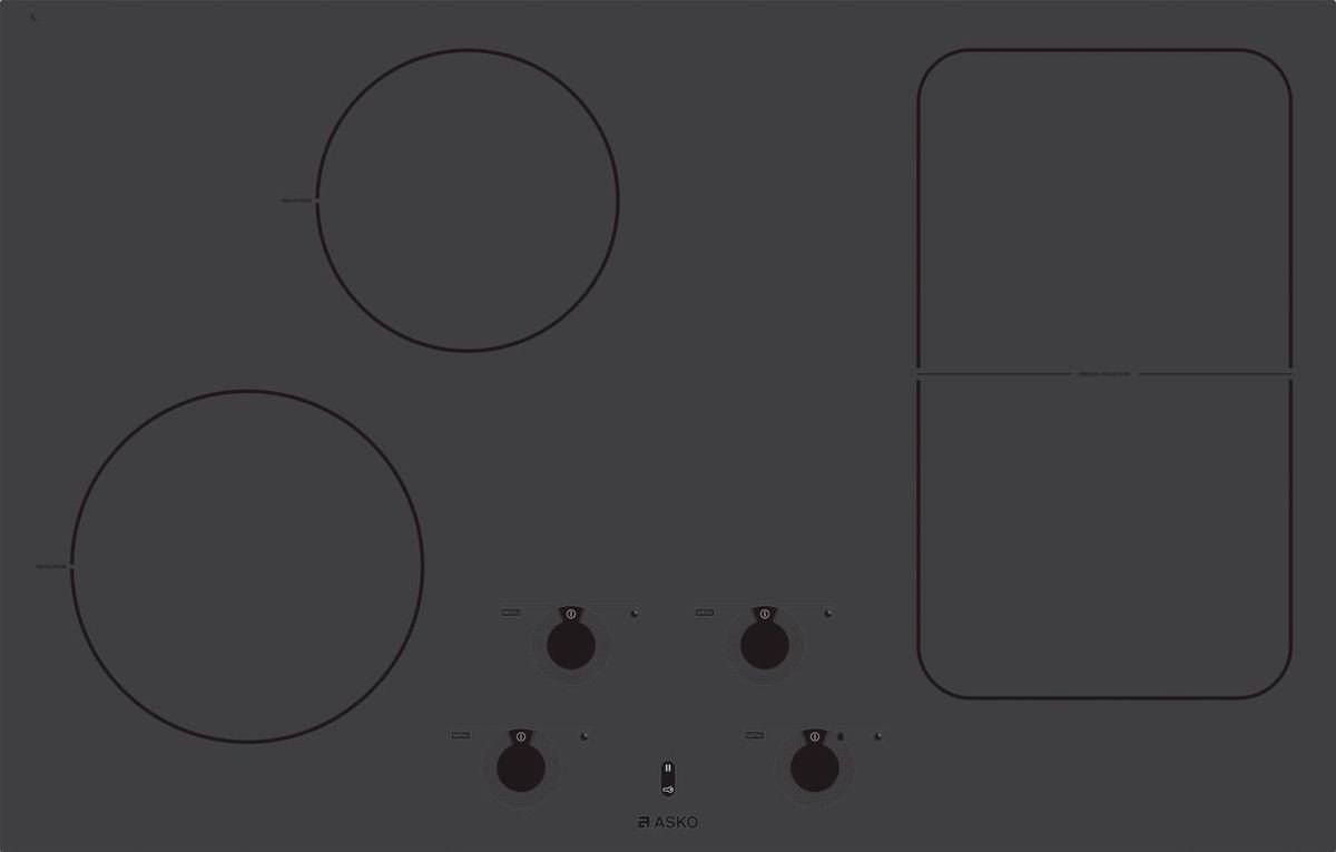 ASKO Plan de cuisson induction 80 cm HI1884MF
