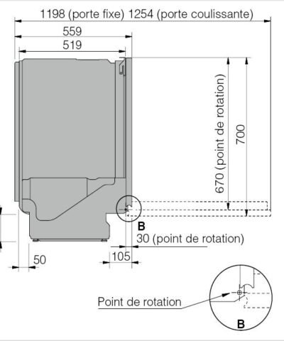 ASKO Lave-vaisselle intégré Style 60 cm DSD644G