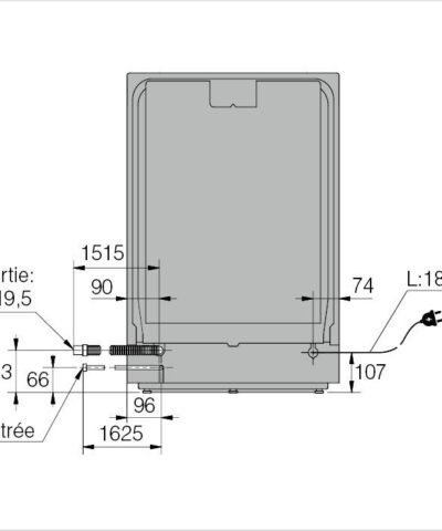 ASKO Lave-vaisselle intégré Logic XXL 60 cm DFI444BXXL/1