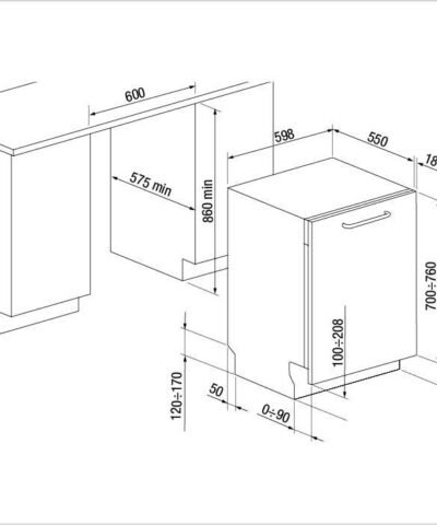 DE DIETRICH Lave-vaisselle 60 cm DV132JL