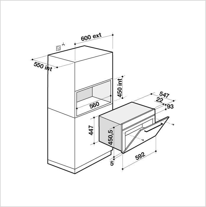 DE DIETRICH Combisteam 60 cm DKR7580G