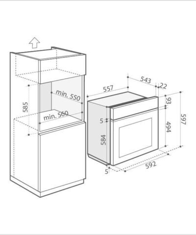 DE DIETRICH Four 60 cm DOP7230XH-1