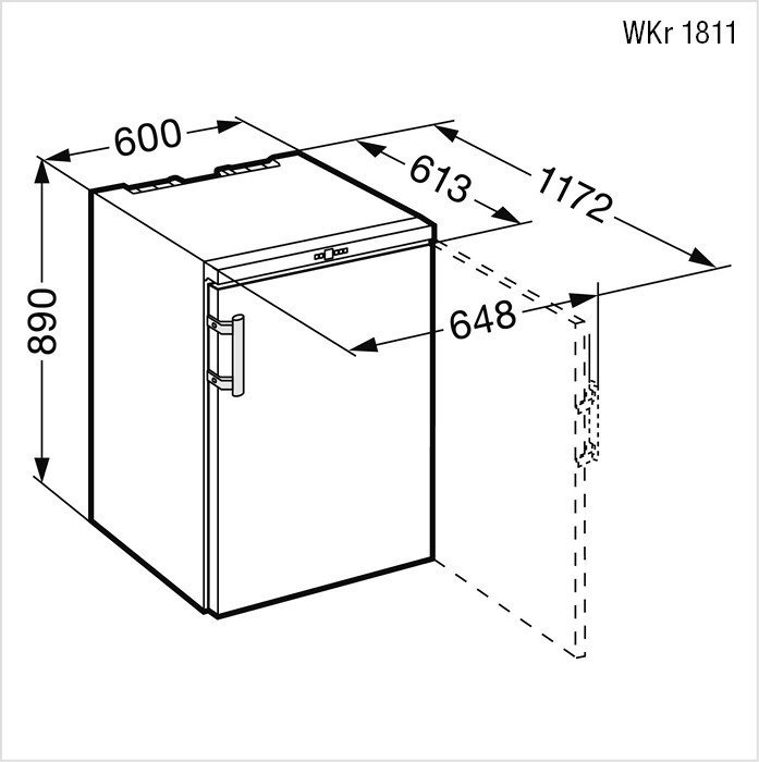 WKR-1811-22 LIEBHERR Cave de vieillissement