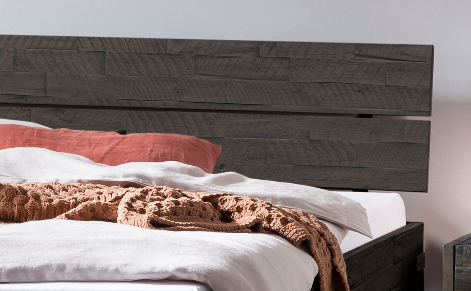 Bett Duno Hasena 140x200 cm Grau/Silber – Bild 2