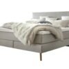 Boxspring bett Costa Hasena 140x200 cm Grau / Braun