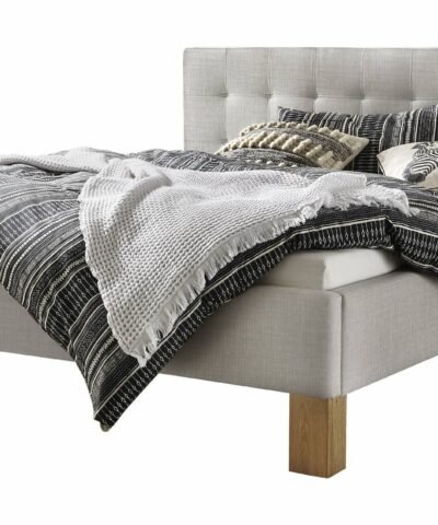 Lit Noemi Hasena 180x200 cm Gris / Brun