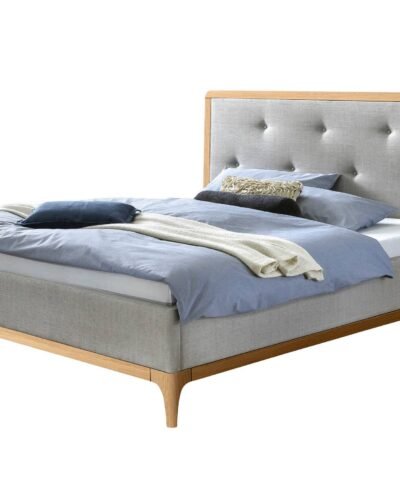 Lit Silento Hasena 180x200 cm Gris / Brun