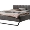 Bett Stefano Hasena 180x200 cm Anthrazit / Braun