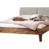 Bett Alino Hasena 160x200 cm Grau / Braun