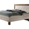 Boxspring bett Rustico Hasena 160x200 cm Beige / Braun