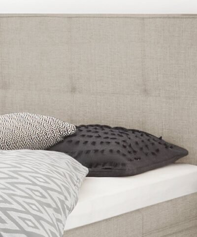 Alternative view of Lit boxspring Boston Hasena 160x200 cm Beige / Brun