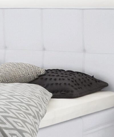 Alternative view of Lit boxspring Boston Hasena 180x200 cm Blanc / Brun