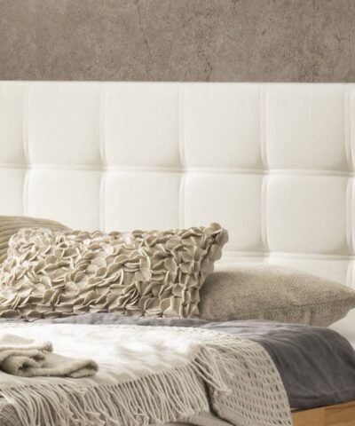 Alternative view of Lit Alcamo Hasena Hêtre coeur rouge bois massif 323-Kul white 140x200 cm Blanc / Brun