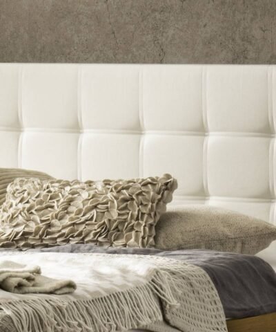 Alternative view of Lit Alcamo Hasena Chêne bois massif 323-Kul white 140x200 cm Blanc / Brun