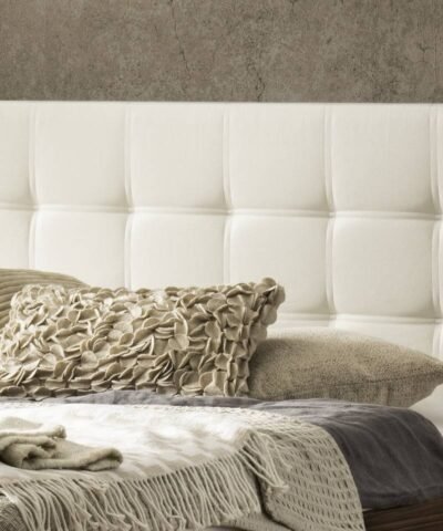 Alternative view of Lit Alcamo Hasena Noyer massif 323-Kul white 160x200 cm Blanc / Brun
