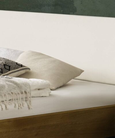 Alternative view of Lit Parete Hasena Chêne bois massif 323-Kul white 160x200 cm Anthracite / Blanc / Brun