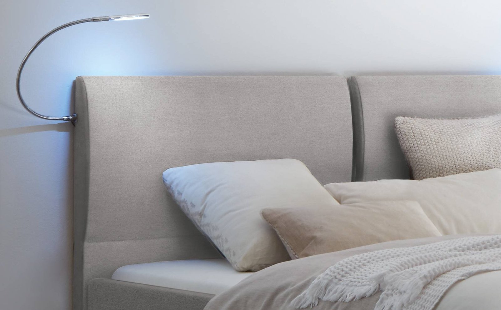 Lit Tamara Hasena 160x200 cm Gris / Brun – Image 2