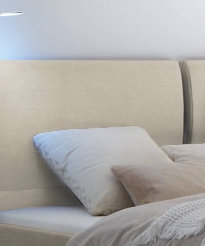 Alternative view of Lit Tamara Hasena 180x200 cm Beige / Brun