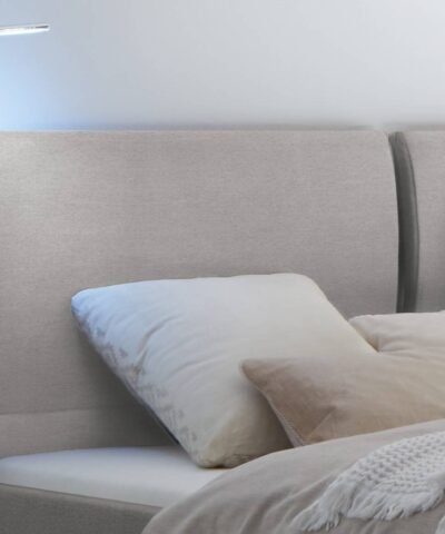 Alternative view of Lit Tamara Hasena 180x200 cm Gris / Brun