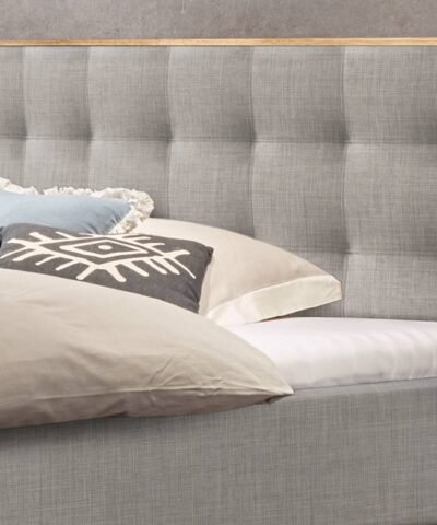 Alternative view of Lit Noah Hasena 140x200 cm Gris / Brun