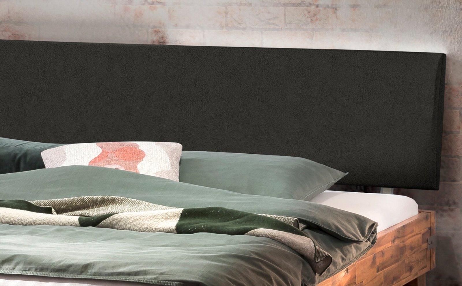 Bett Golea Hasena 140x200 cm Grau / Braun – Bild 2