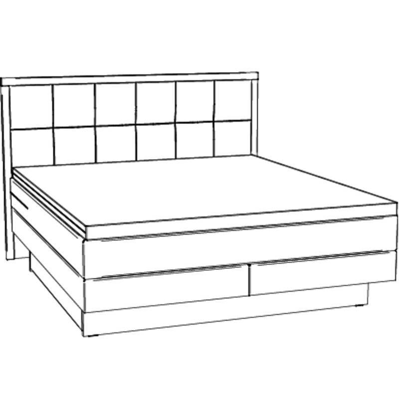 Boxspring bett inkl. stauraum Ottawa Hasena 140x200 cm Grau / Braun – Bild 4