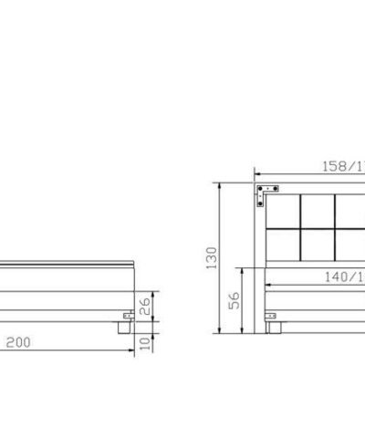 Lit boxspring Chicago Hasena 160x200 cm Beige / Brun – Image 4