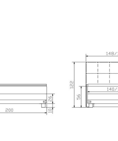 Lit boxspring Boston Hasena 160x200 cm Gris / Brun – Image 4
