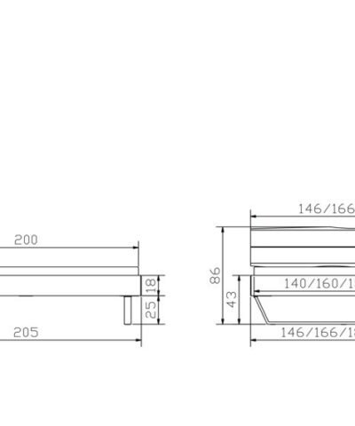 Lit Arezzo Hasena Chêne bois massif 200x200 cm Anthracite / Brun – Image 4