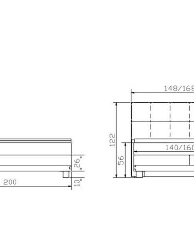 Boxspring bett Finca Hasena 140 x 200 cm Beige / Braun – Bild 4
