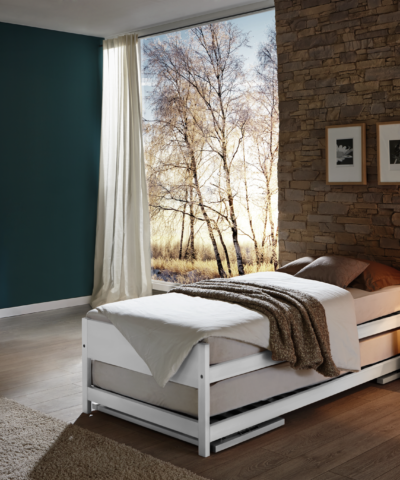 Alternative view of Lit Lido lit du dessus Hasena 90x200 cm Blanc