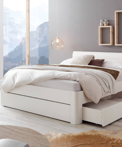Lit Stupendo Hasena 140x200 cm Blanc – Image 3