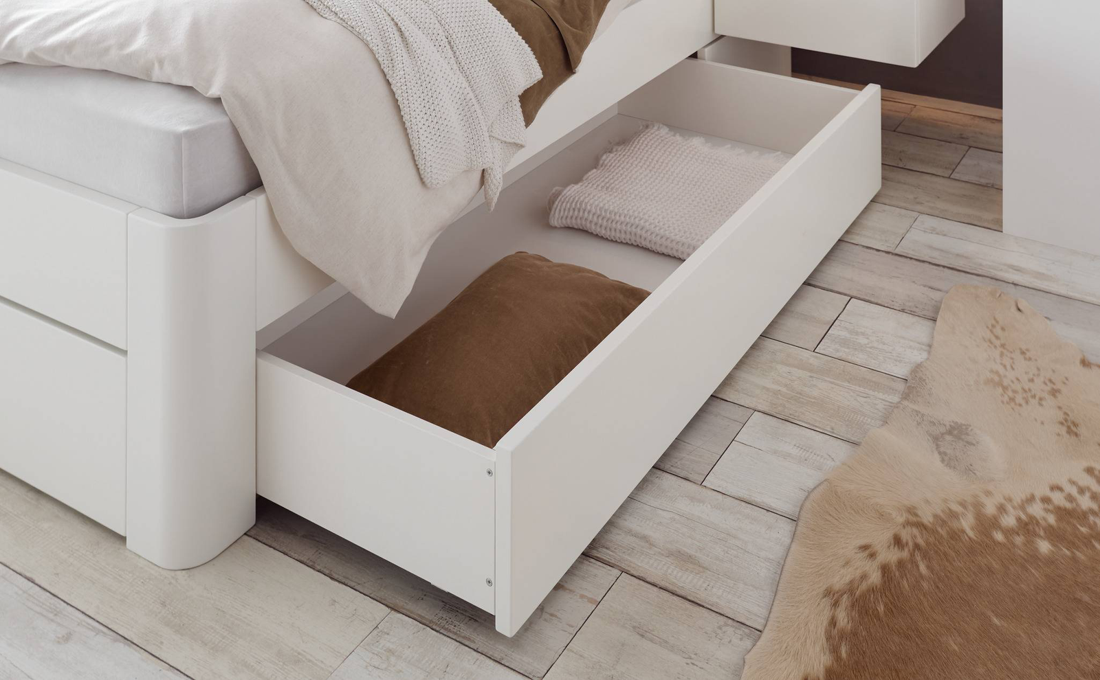 Bett Stupendo Hasena 160x200 cm, Weiß – Bild 4