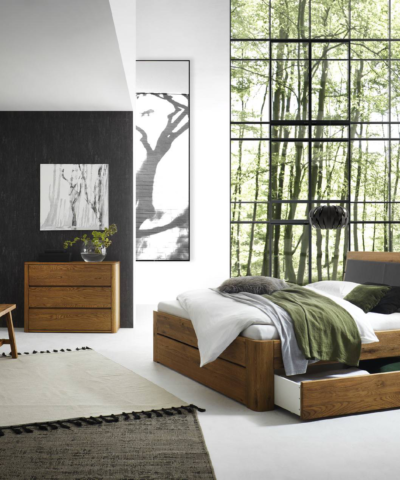 Lit Grazia Hasena 180x200 cm Gris / Brun – Image 3