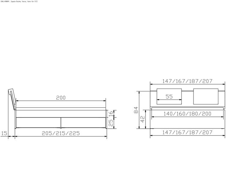 Liest d ' Ampezzo Hasena 140x200 cm Grau / Braun – Bild 6