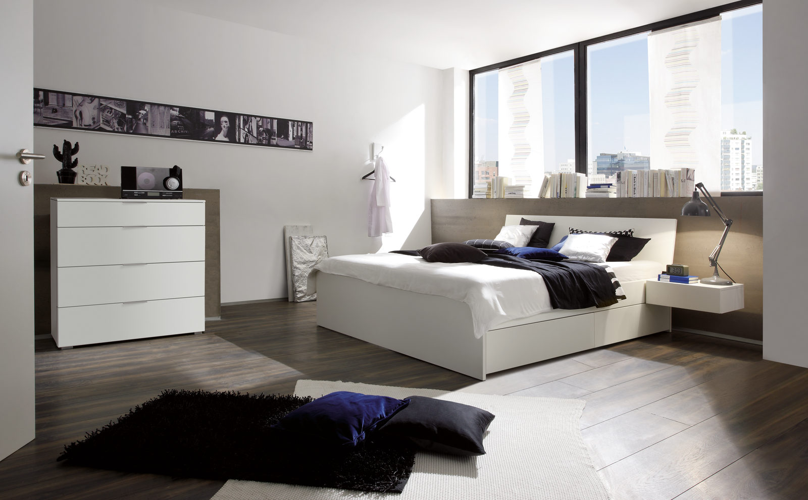 Bett Gabriele Hasena 140x200 cm Weiß – Bild 2