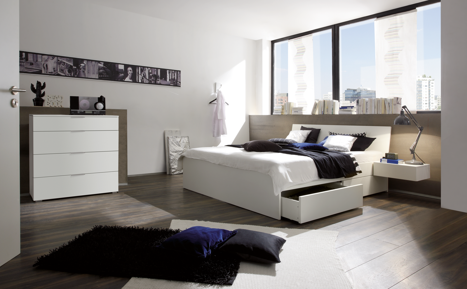 Bett Gabriele Hasena 140x200 cm Weiß – Bild 3