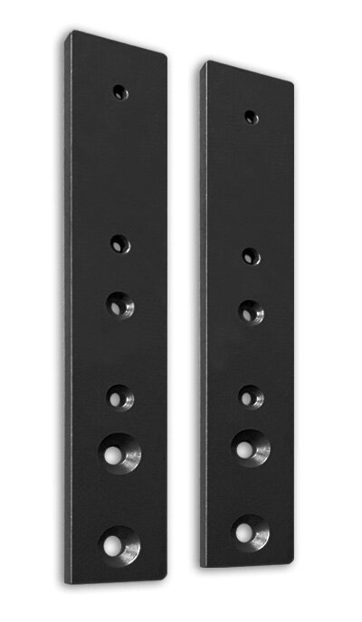 Fixation tête de lit - Head-Plus - set de 2 x 12-Noir - Hasena